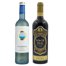 Oceánico albariño of Fonte Real Alicante bouschet